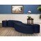 Regency Logan Round Vinyl Ottoman (Set of 2)- Naval Blue N6262NB2PK - alternate 2